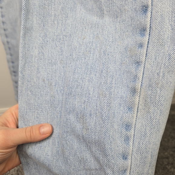 Vintage LEVIS 505 Light Blue Men's 31x30 Jeans. Flaws - Picture 6 of 16